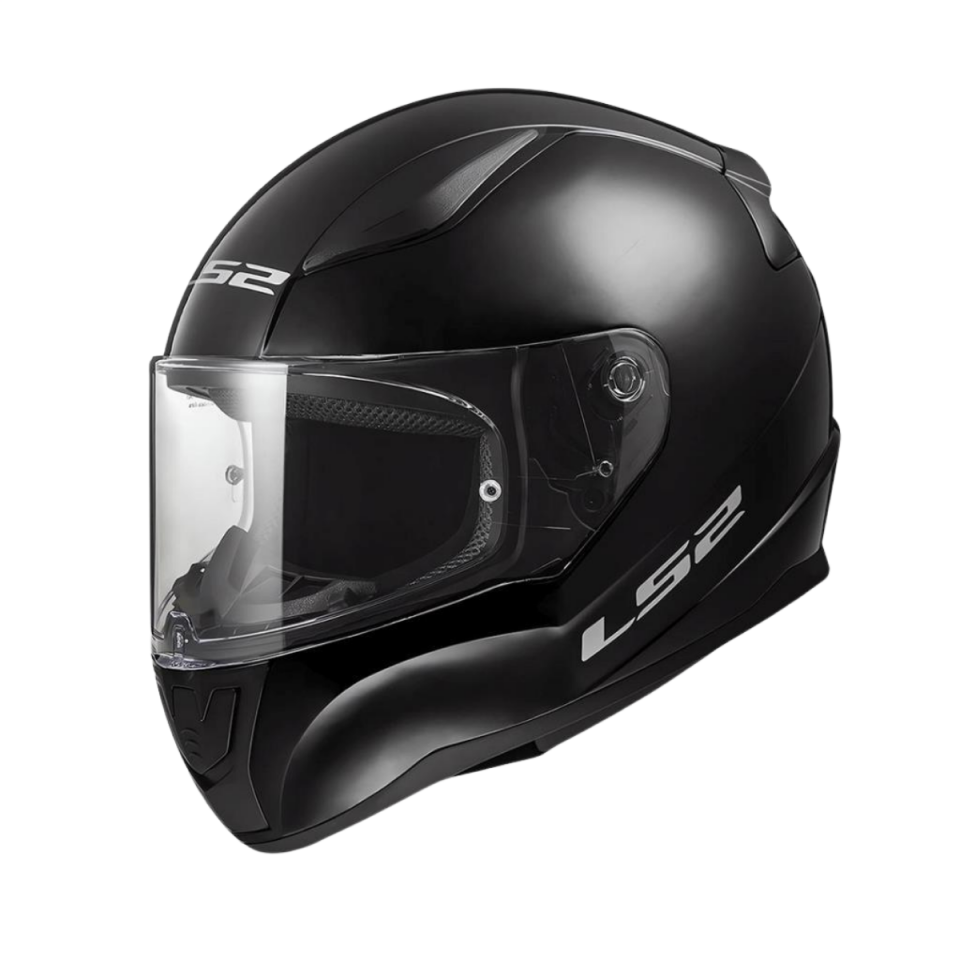 LS2 Rapid 2 Parlak Siyah Kask