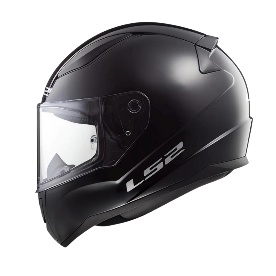 LS2 Rapid 2 Parlak Siyah Kask