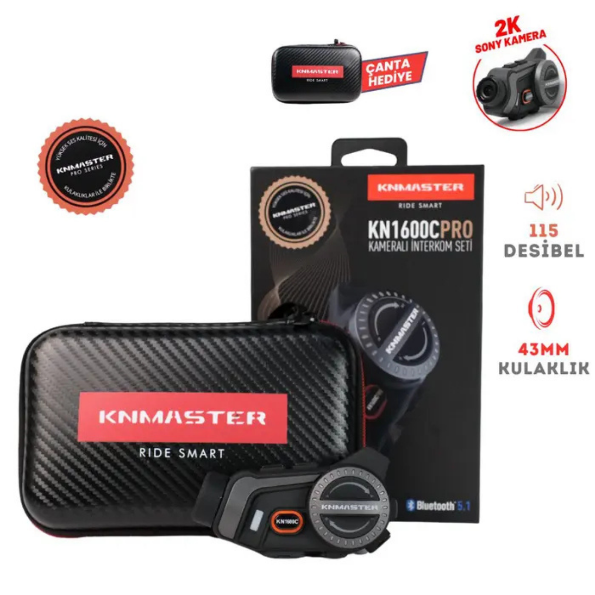 KNMASTER KN1600C PRO Kameralı İnterkom