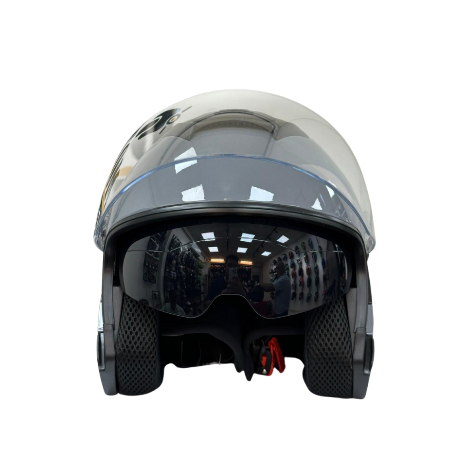 Jk-526 Güneş Gözlüklü Yarım Kask