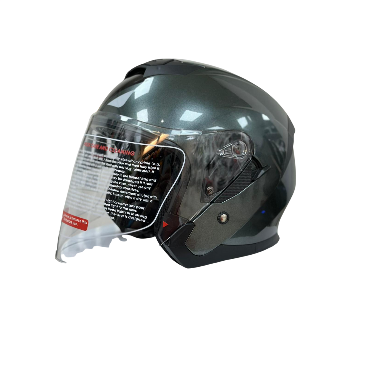 Jk-526 Güneş Gözlüklü Yarım Kask Haki