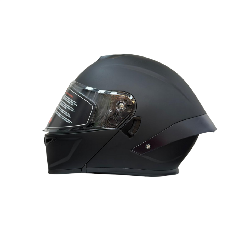 Wosen Çene Açılır Kask Mat Siyah