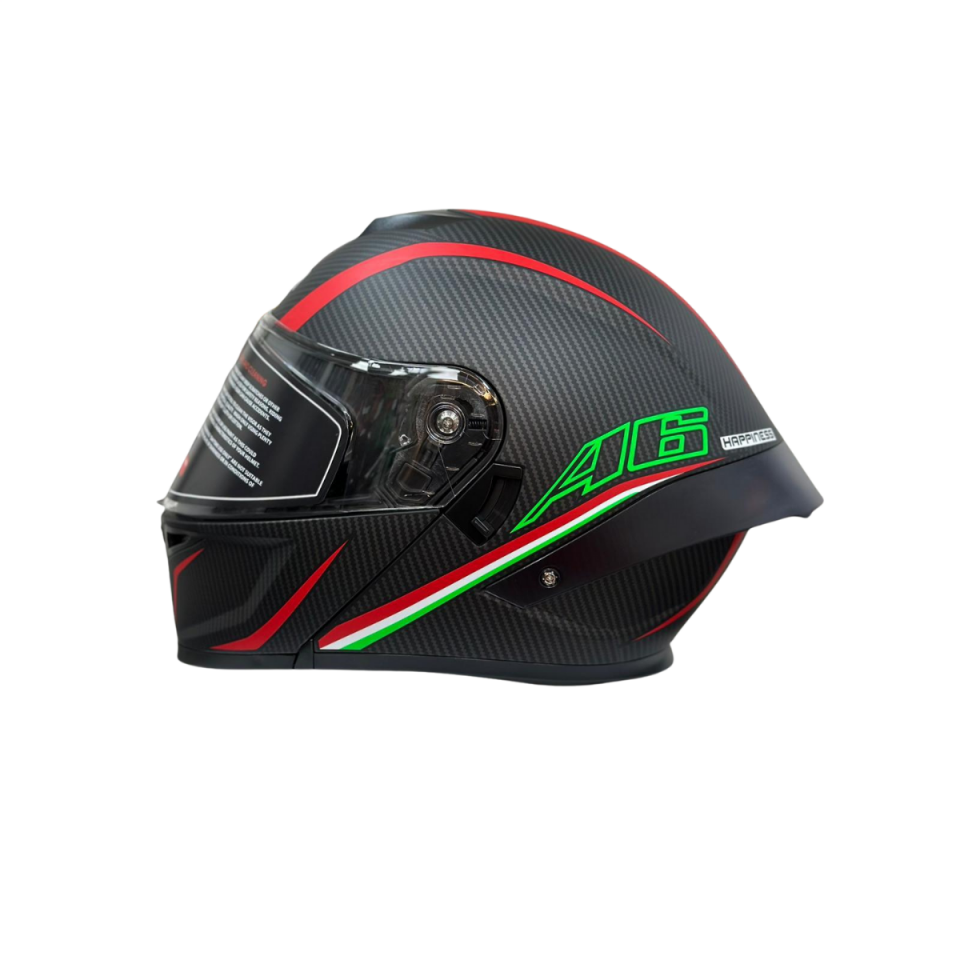 Wosen Çene Açılır Kask Mat Siyah