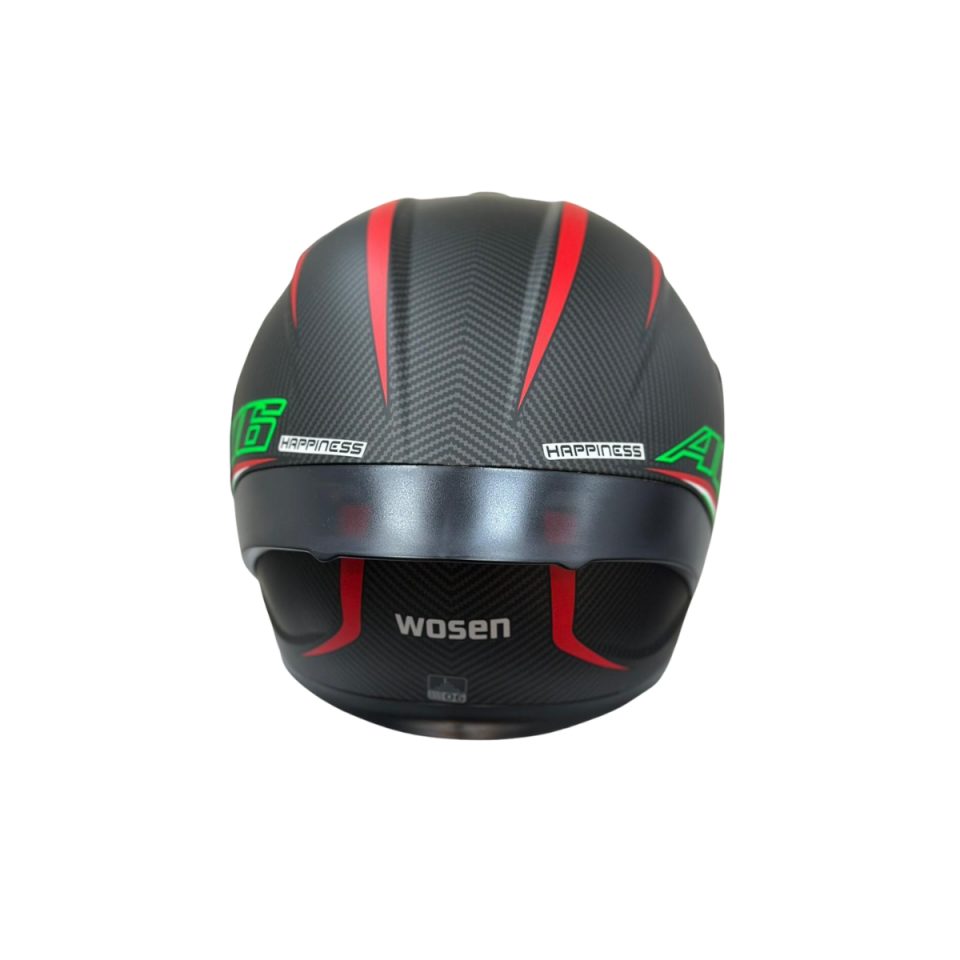 Wosen Çene Açılır Kask Mat Siyah