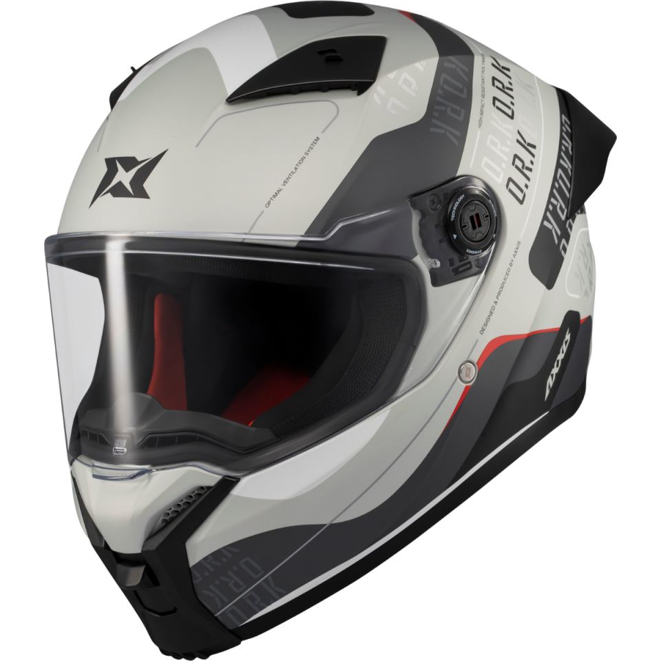 Axxis Fenix Ork Parlak Beyaz Gri