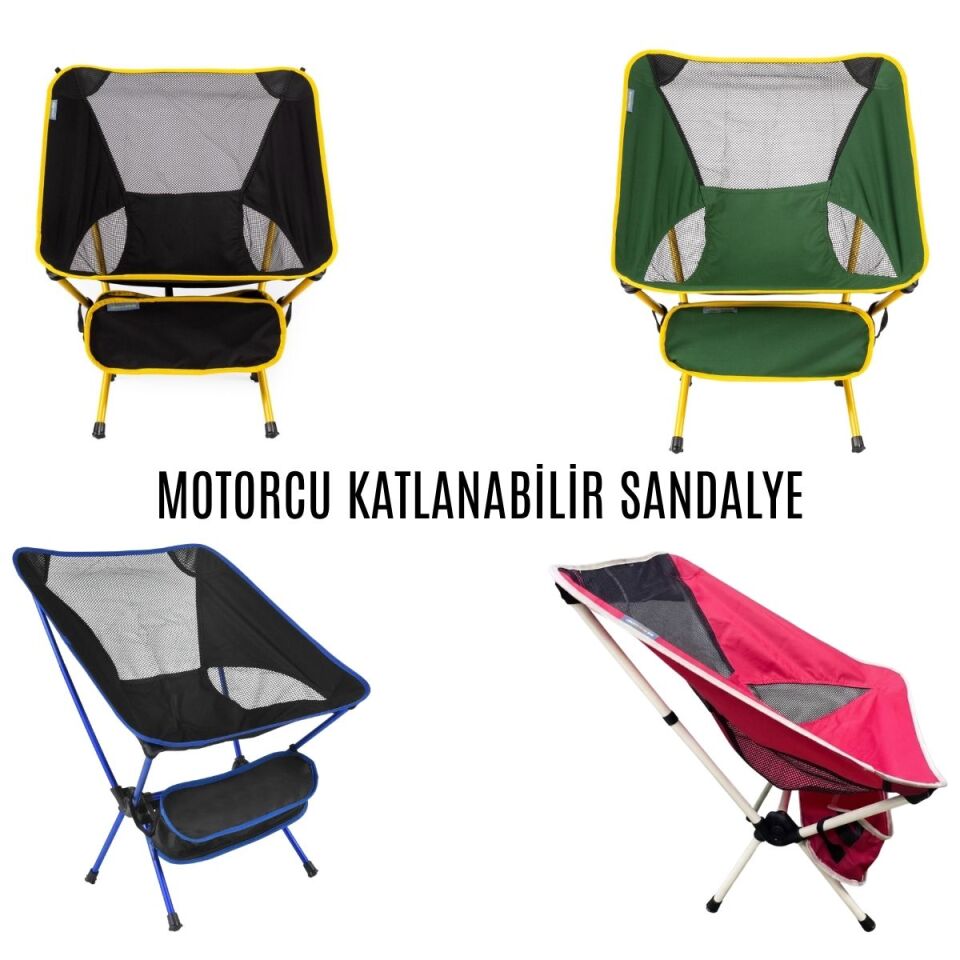 MOTORCU KATLANABİLİR KAMP SANDALYESİ