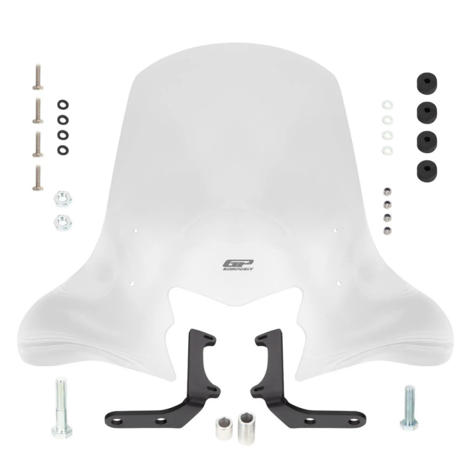 GP Kompozit Honda Dio 2021-2025 Uyumlu Ön Cam Şeffaf