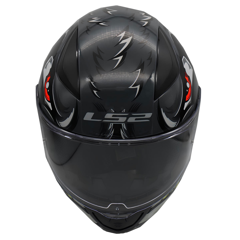 LS2 RAPİD II CİRCLE (SİYAH-KIRMIZI)