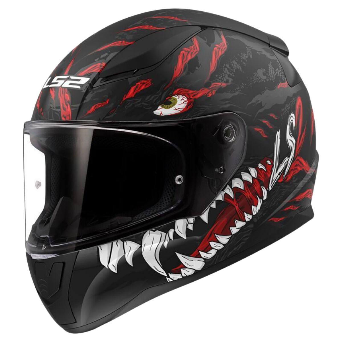 LS2 RAPİD II  KAJU (M.BLACK RED)