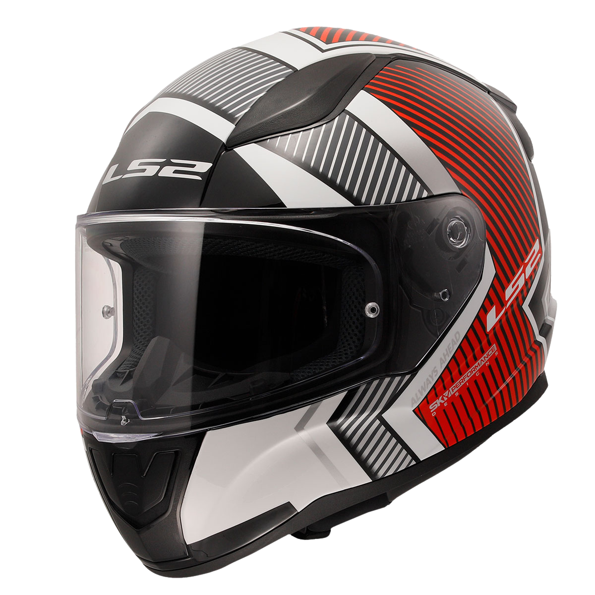 LS2 RAPİD II EXTRA (WHİTE RED)