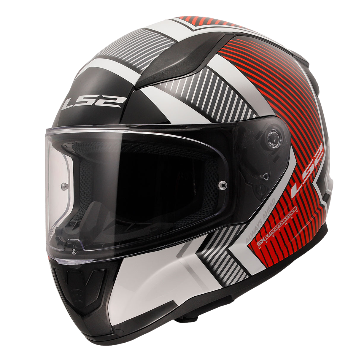 LS2 RAPİD II EXTRA (WHİTE RED)
