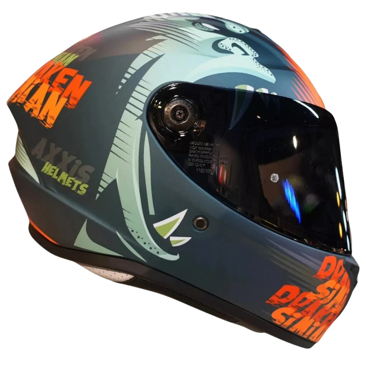 AXXİS DRAKEN S SIMIAN B4 (MATT FLUO ORANGE)