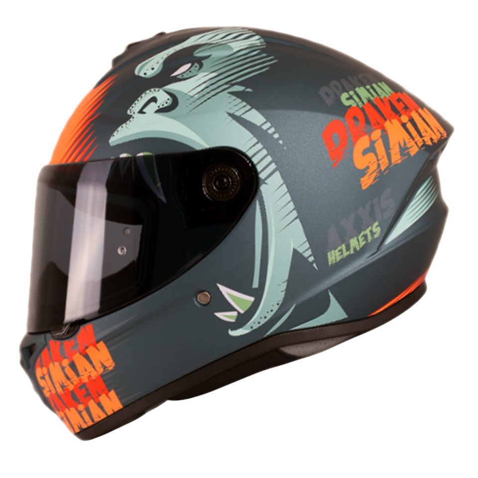 AXXİS DRAKEN S SIMIAN B4 (MATT FLUO ORANGE)