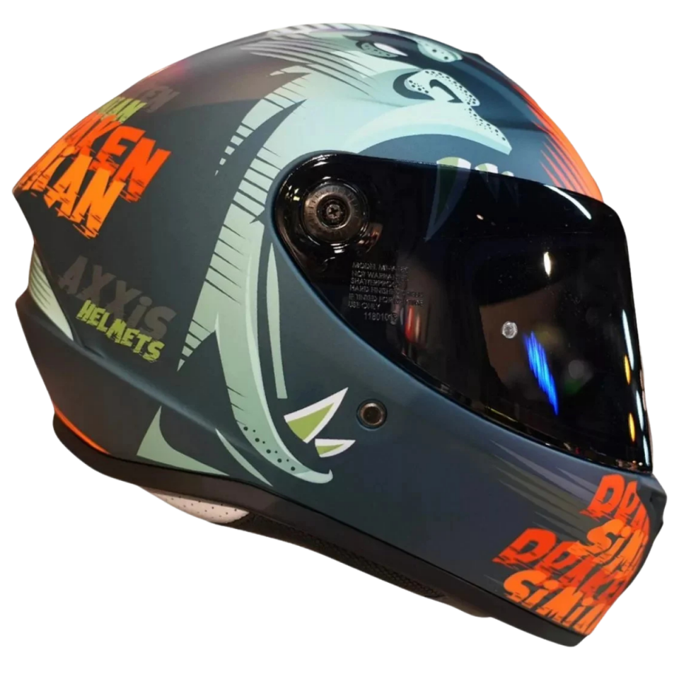 AXXİS DRAKEN S SIMIAN B4 (MATT FLUO ORANGE)