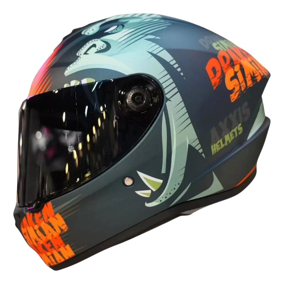 AXXİS DRAKEN S SIMIAN B4 (MATT FLUO ORANGE)