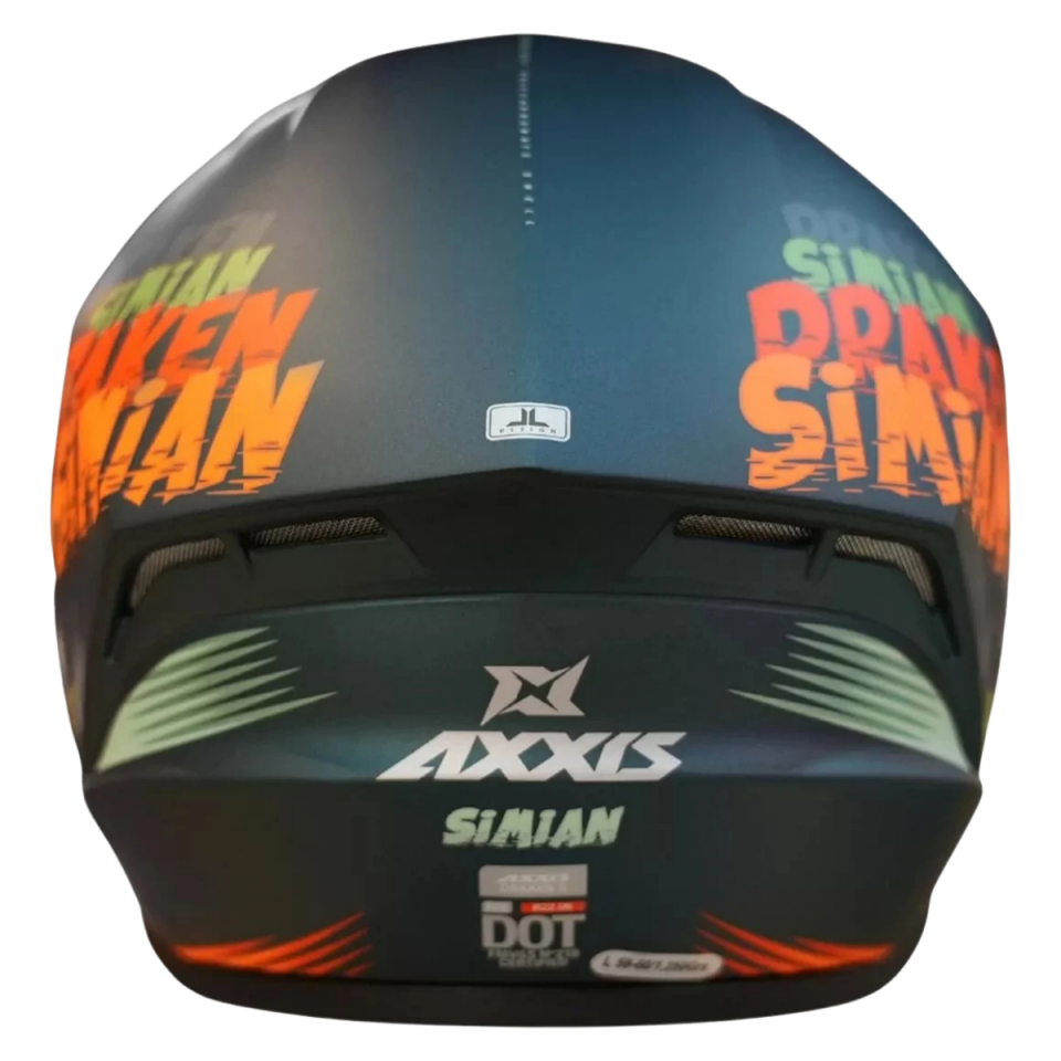 AXXİS DRAKEN S SIMIAN B4 (MATT FLUO ORANGE)