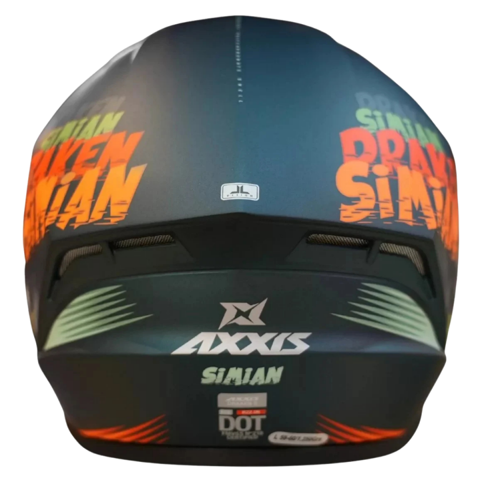 AXXİS DRAKEN S SIMIAN B4 (MATT FLUO ORANGE)