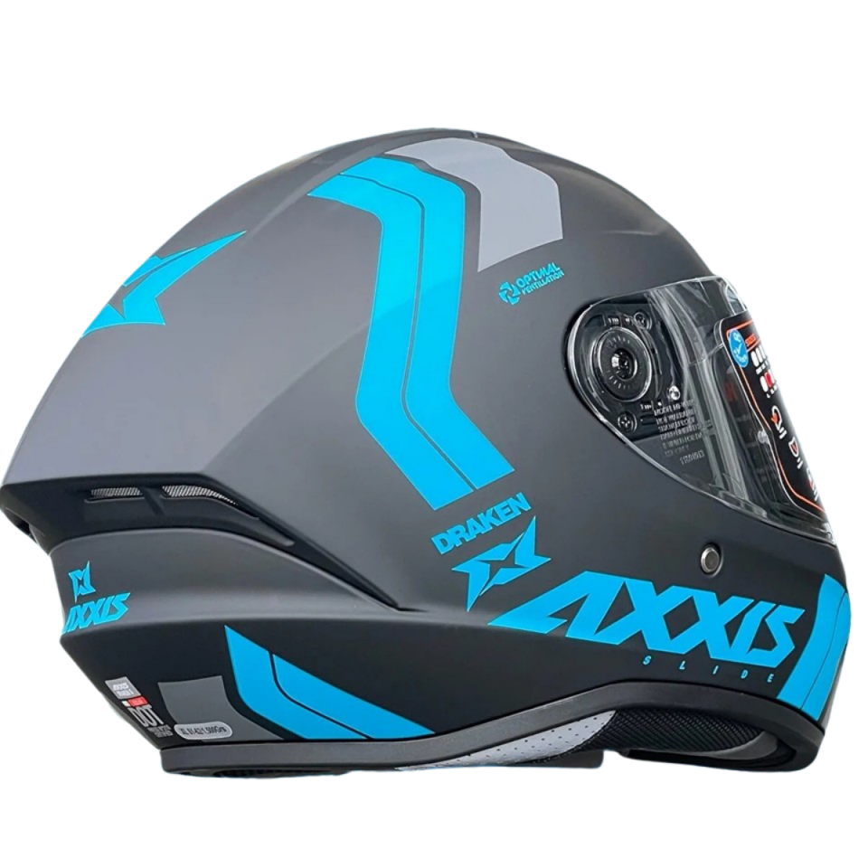 AXXİS DRAKEN S B4 SLIDE (MAT FLOUR BLUE)
