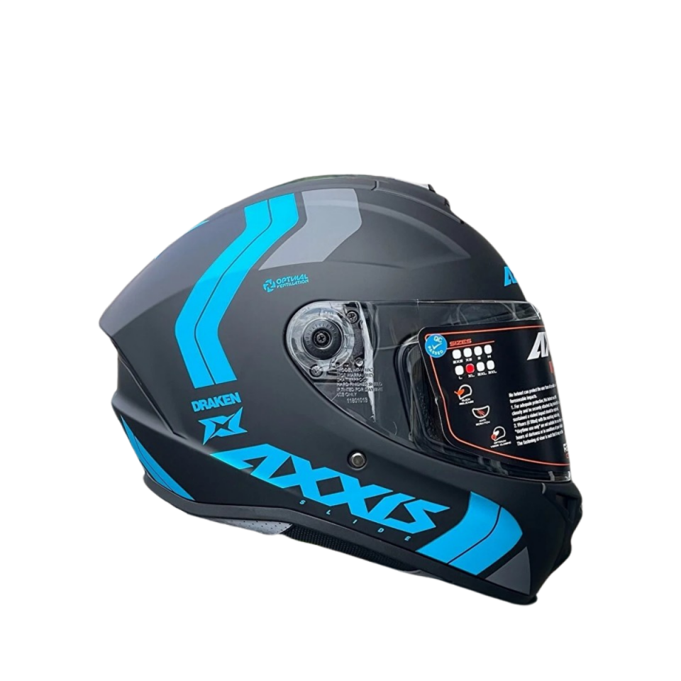 AXXİS DRAKEN S B4 SLIDE (MAT FLOUR BLUE)