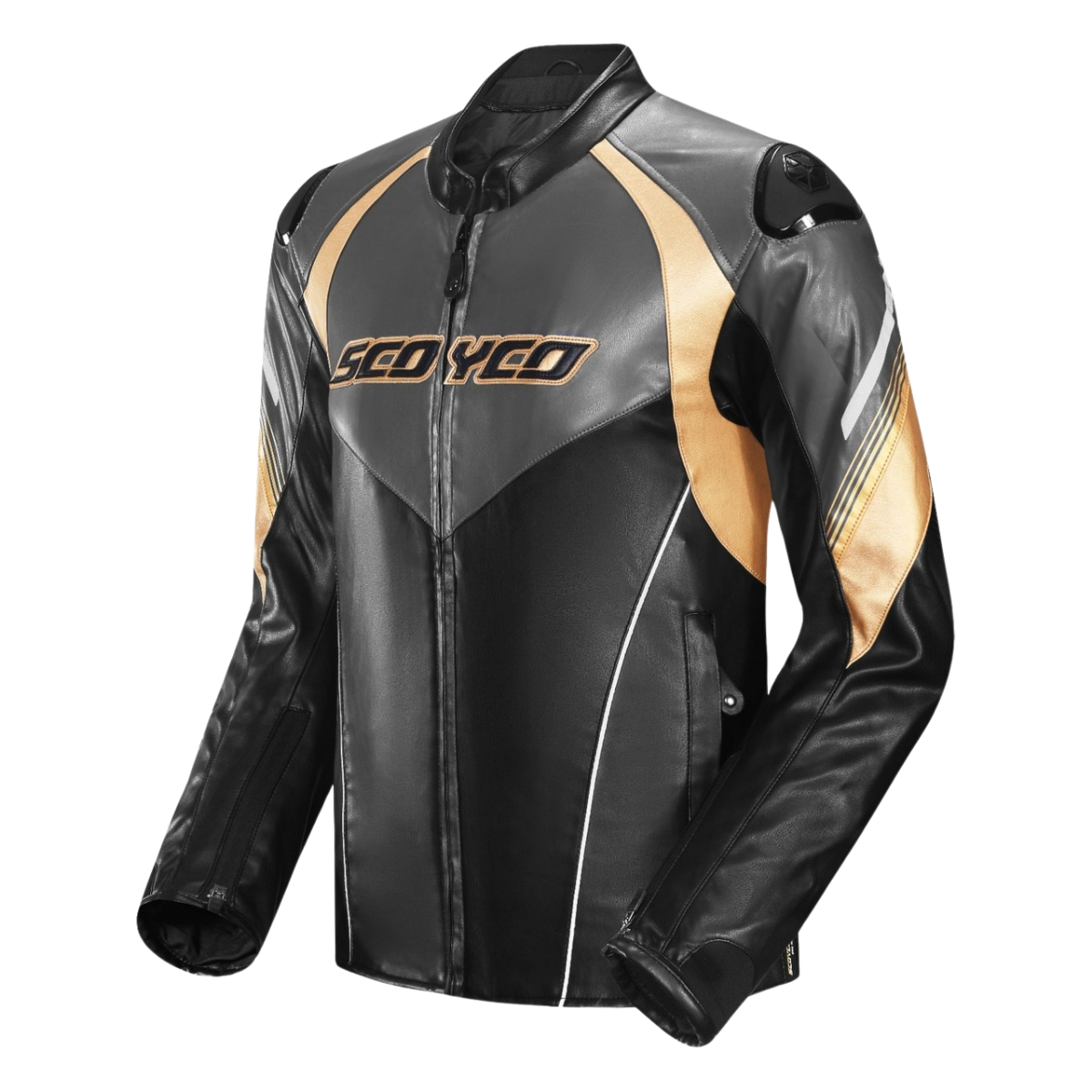 Scoyco JK187 4 Mevsim Motosiklet Montu Black-Gold