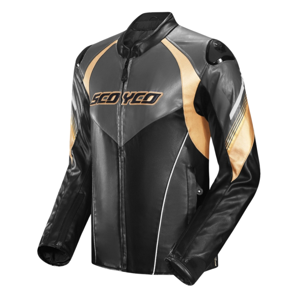 Scoyco JK187 4 Mevsim Motosiklet Montu Black-Gold