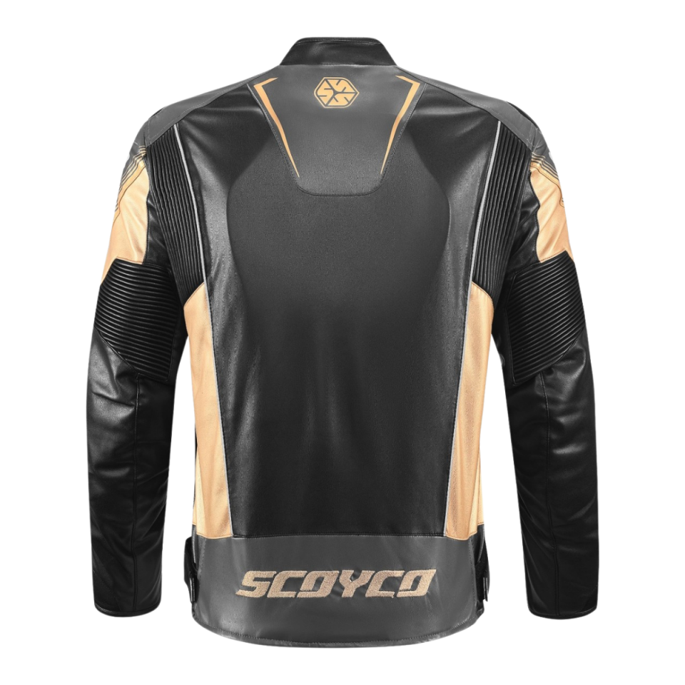 Scoyco JK187 4 Mevsim Motosiklet Montu Black-Gold