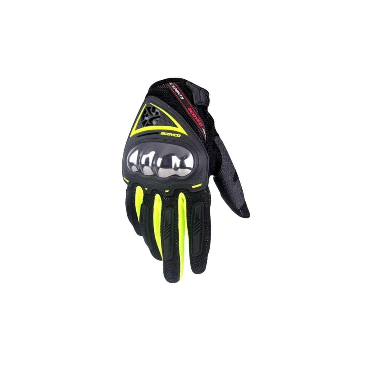 Scoyco MC44 Neon Yeşil Yazlık Motosiklet Eldiveni