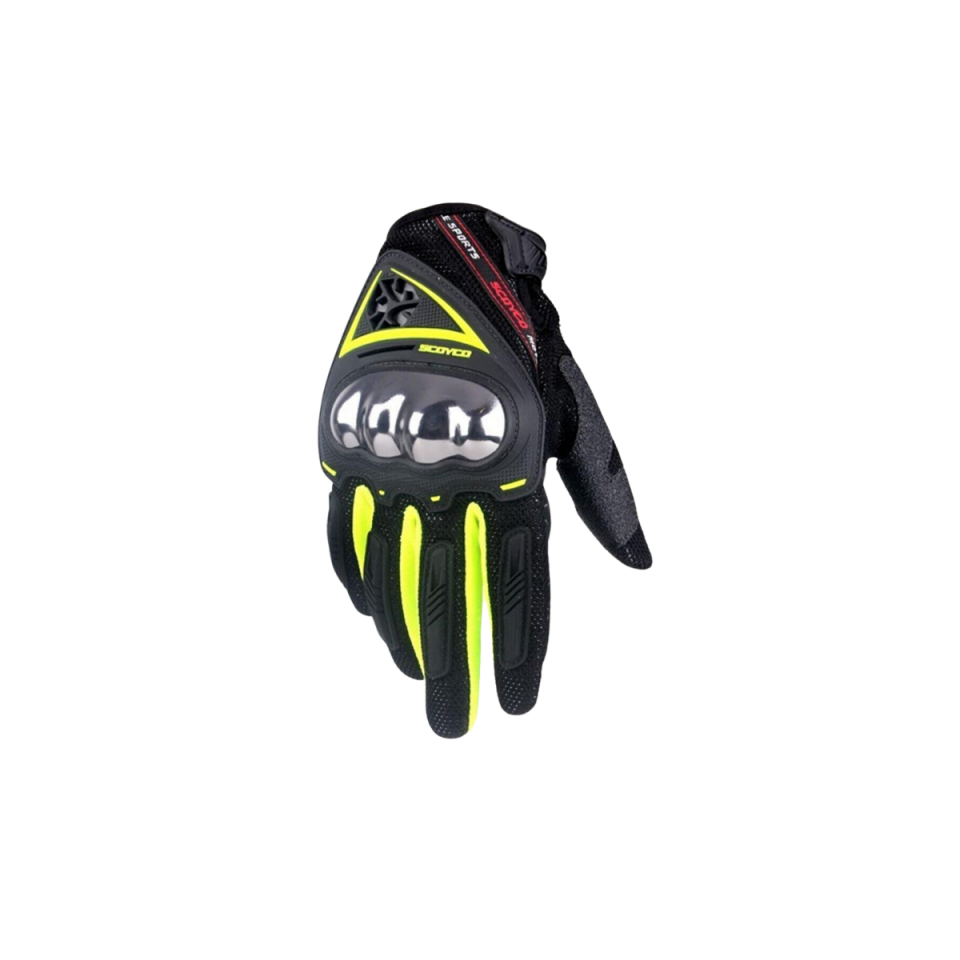 Scoyco MC44 Neon Yeşil Yazlık Motosiklet Eldiveni