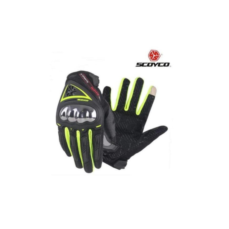 Scoyco MC44 Neon Yeşil Yazlık Motosiklet Eldiveni