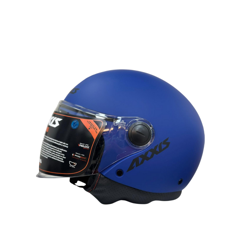 Axxis Yarım Kask Mavi